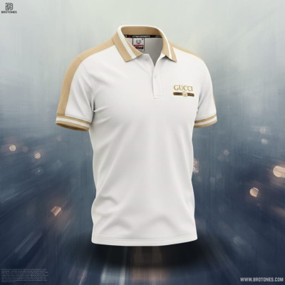 White Contrast Polo Shirt