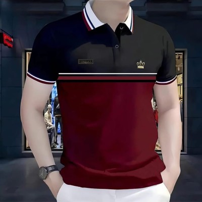 Contrasted Cotton Polo Shirt