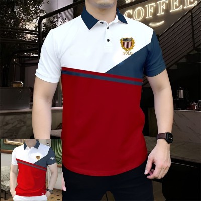 Contrasted Cotton Polo Shirt