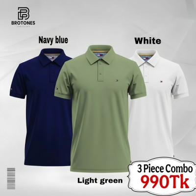 PK Cotton Polo Combo×3