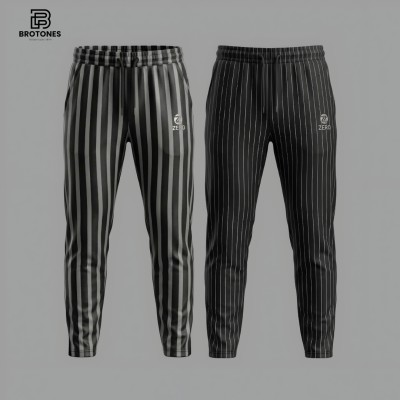Premium Stripped Joggers - Combo